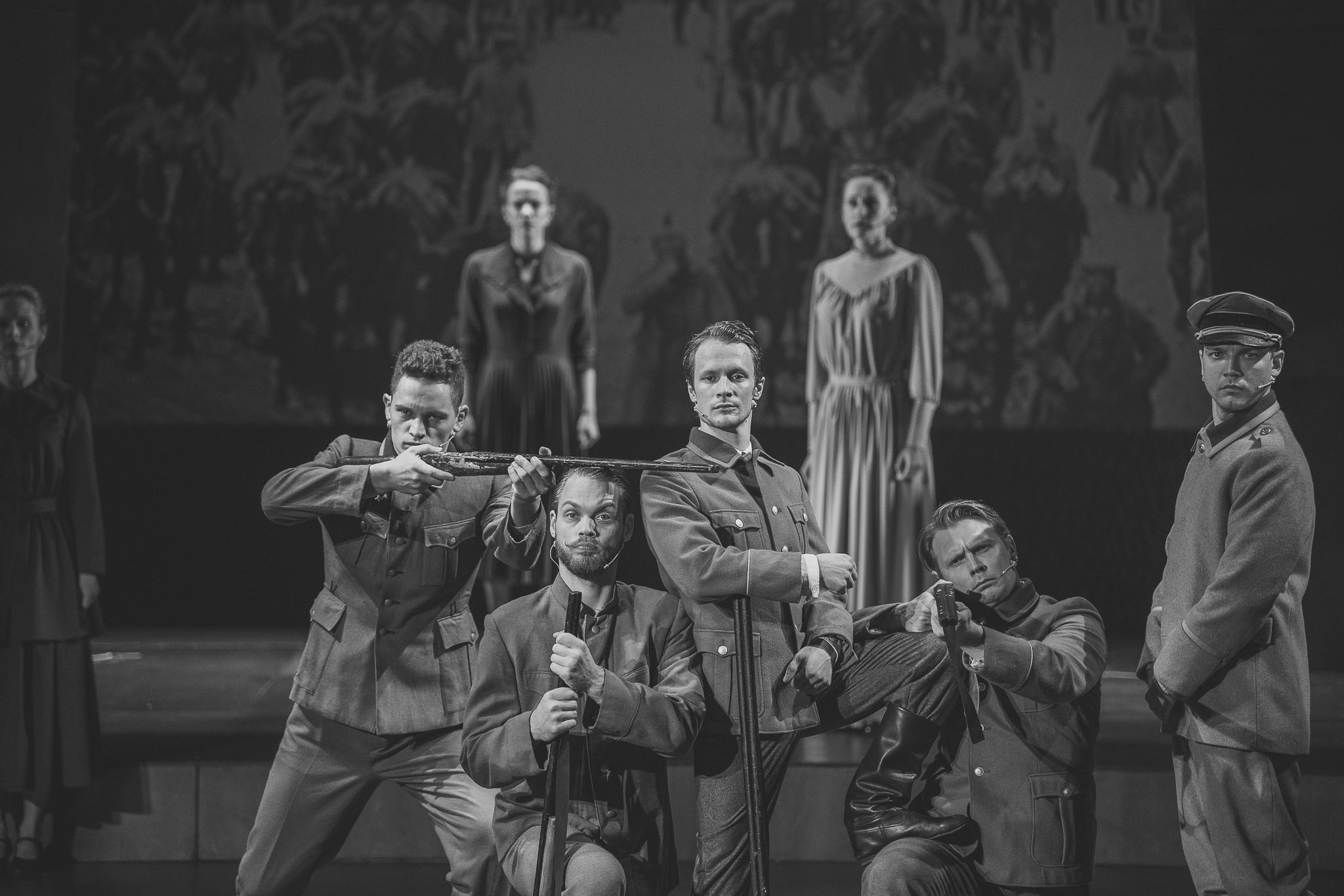 Skats no izrādes "Liepāja – Latvijas galvaspilsēta" // Foto – Edgars Pohevičs